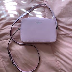 Kate Spade Harper Pink Leather Cross Body Bag
